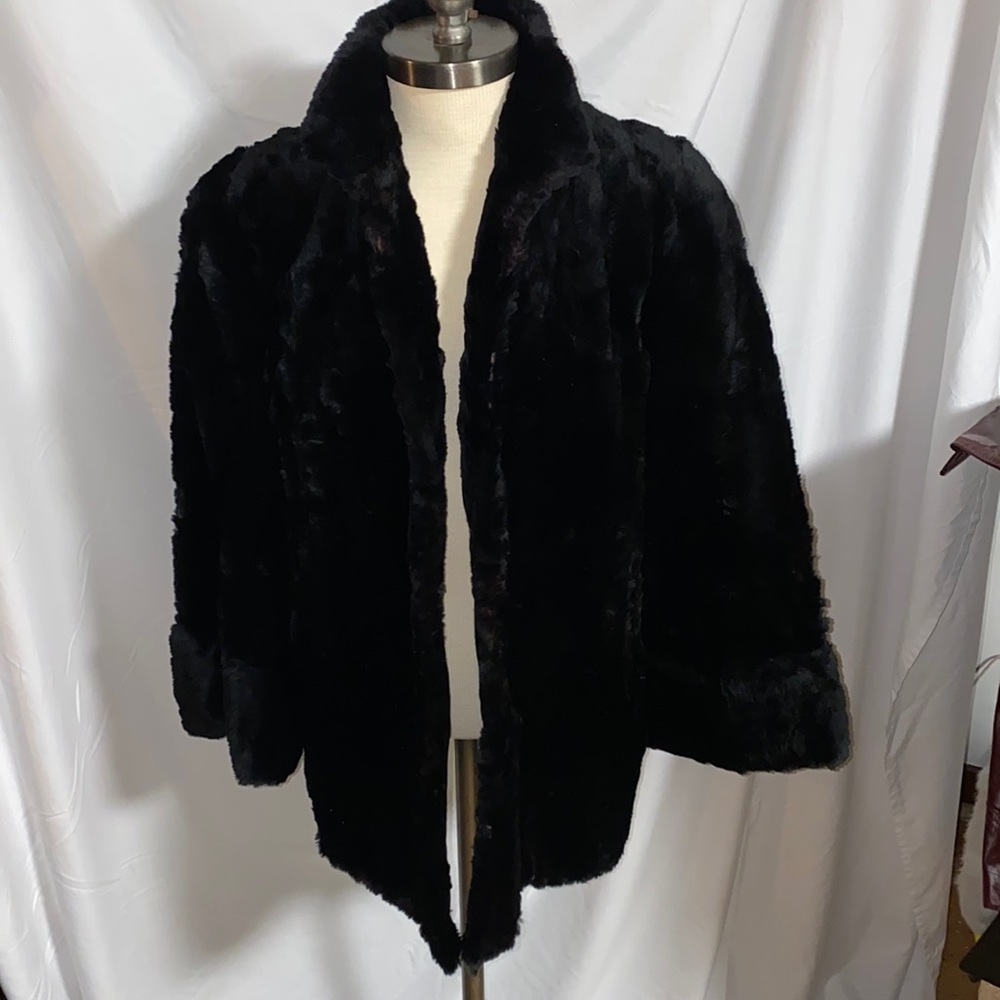 Authentic Vintage  Younkers Rabbit Fur Coat